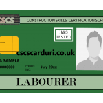 Card Verde CSCS UK
