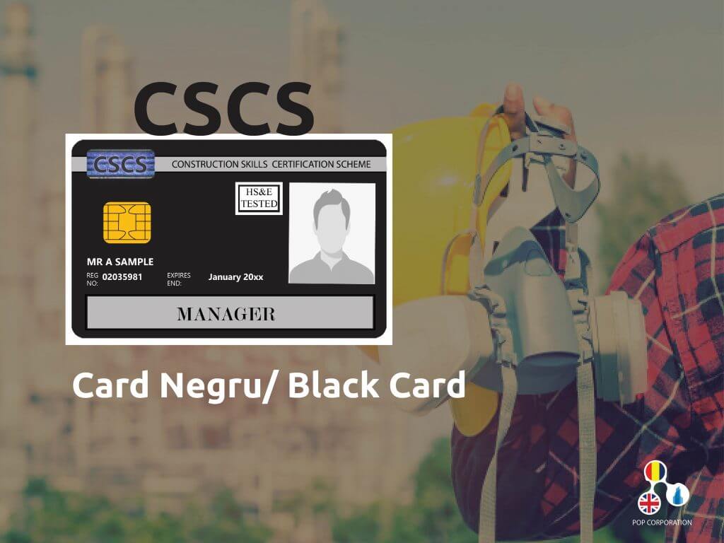 Carduri CSCS - Card Negru CSCS - Black CSCS Card - Card CSCS Manager - Card CSCS Negru Preț - Calificări NVQ